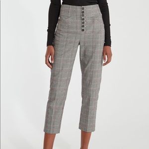 Joie Abony Cropped Plaid Pants